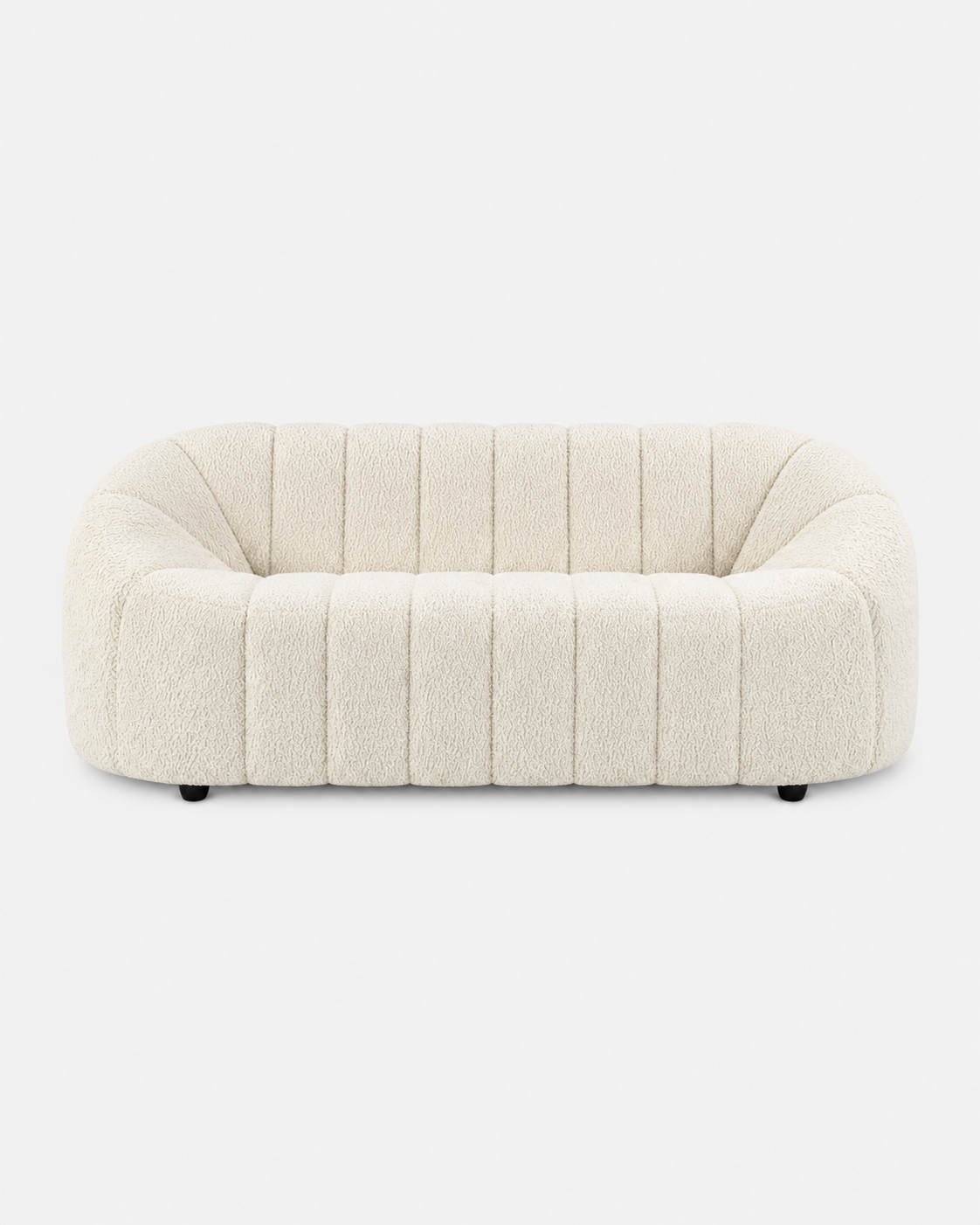 The Yuki Sofa — White Sherpa