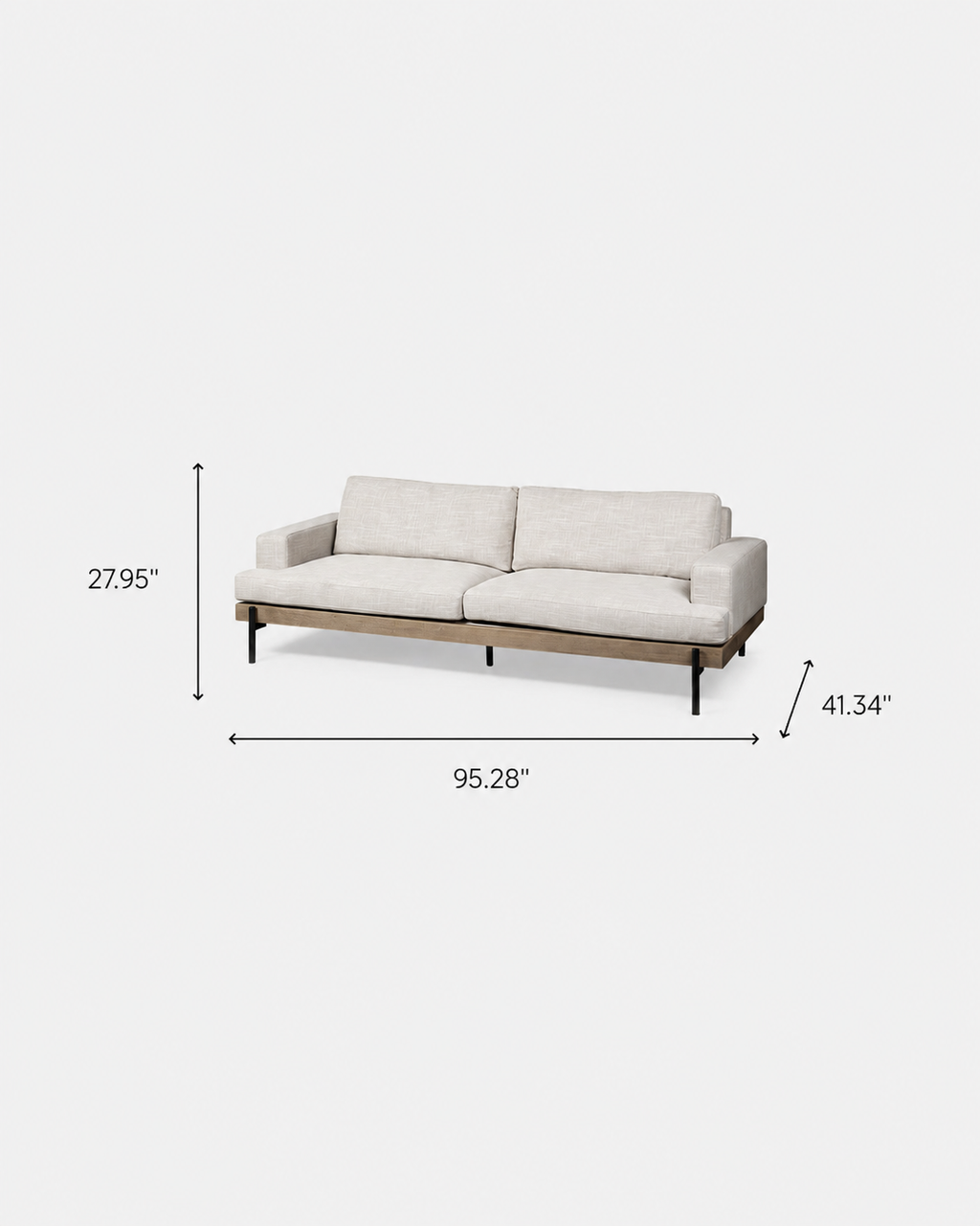 The Sora Sofa — Beige