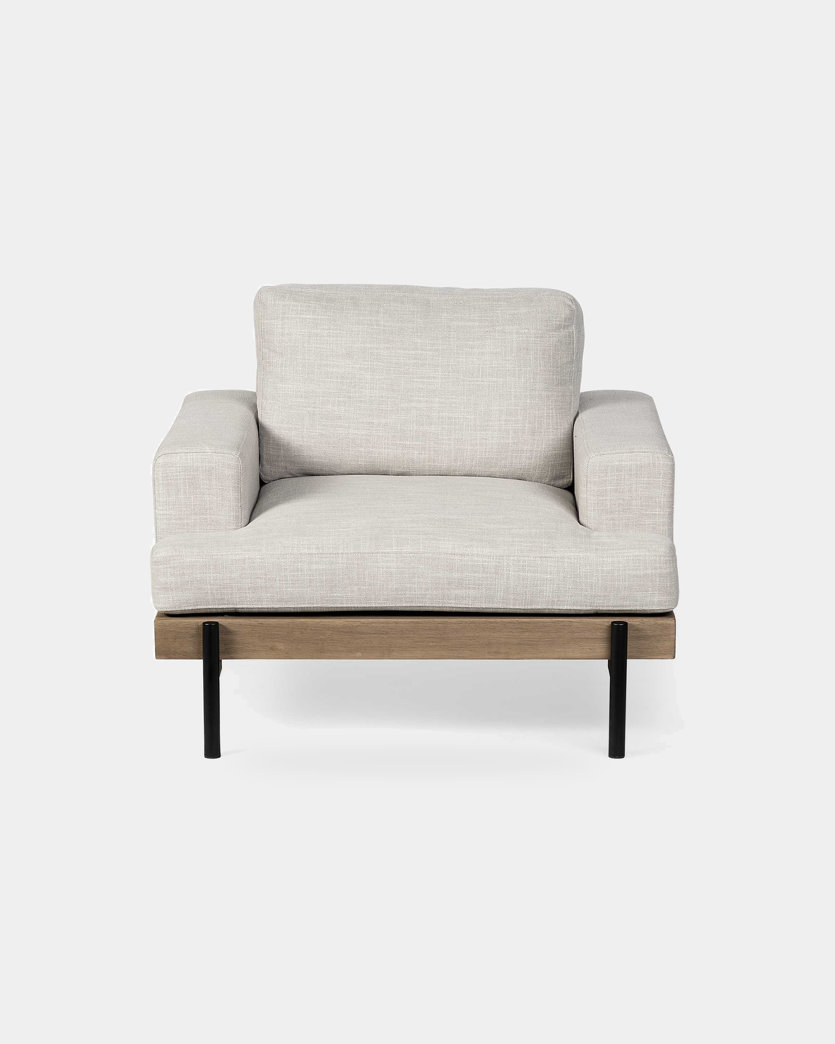 The Haru Accent Chair — Cream Fabric